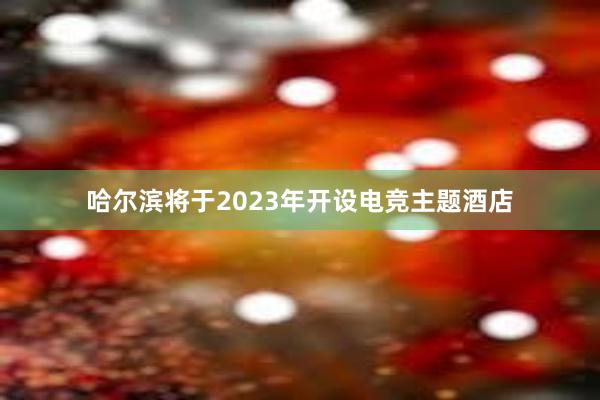 哈尔滨将于2023年开设电竞主题酒店